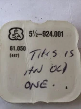 ESA 924 001 Caliber Single Return Bar Spring Old New Stock Free Postage .