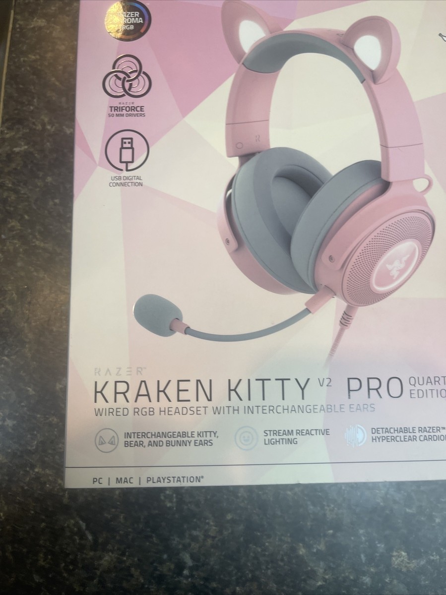 ソ*ア様 Razer Kraken Kitty V2 Pro QUARTZ ED ソ*ア様 Razer Kraken Kitty V2 Pro QUARTZ ED