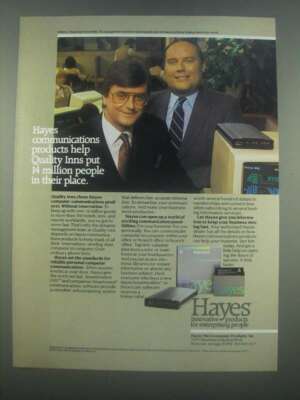 1985 Hayes Smartmodem 1200 and Smartcom II Ad