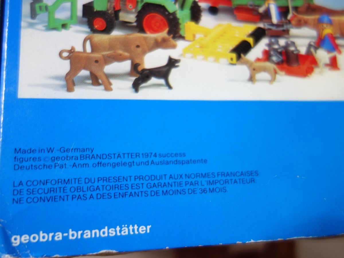 Playmobil - PLAYMOBIL : Vintage - geobra 1978 - compresseur sur roues