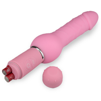 8.5 inch Realistic Silicone Dildo Vibrator with Handle 10 Speed Sex Toy  Women