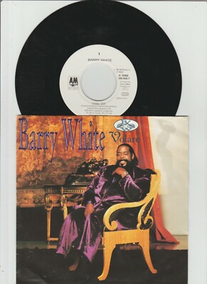 BARRY WHITE    rare  SINGLE 7'' Promo  '' VOLARE / DARK AND LOVELY ''