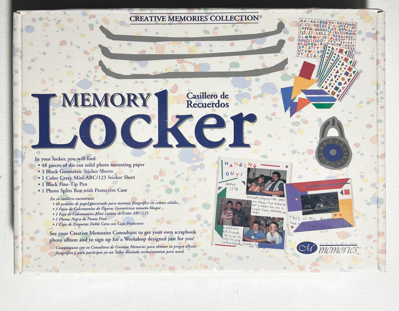 Kit de álbum de recortes vintage 2001 The Creative Memories Collection