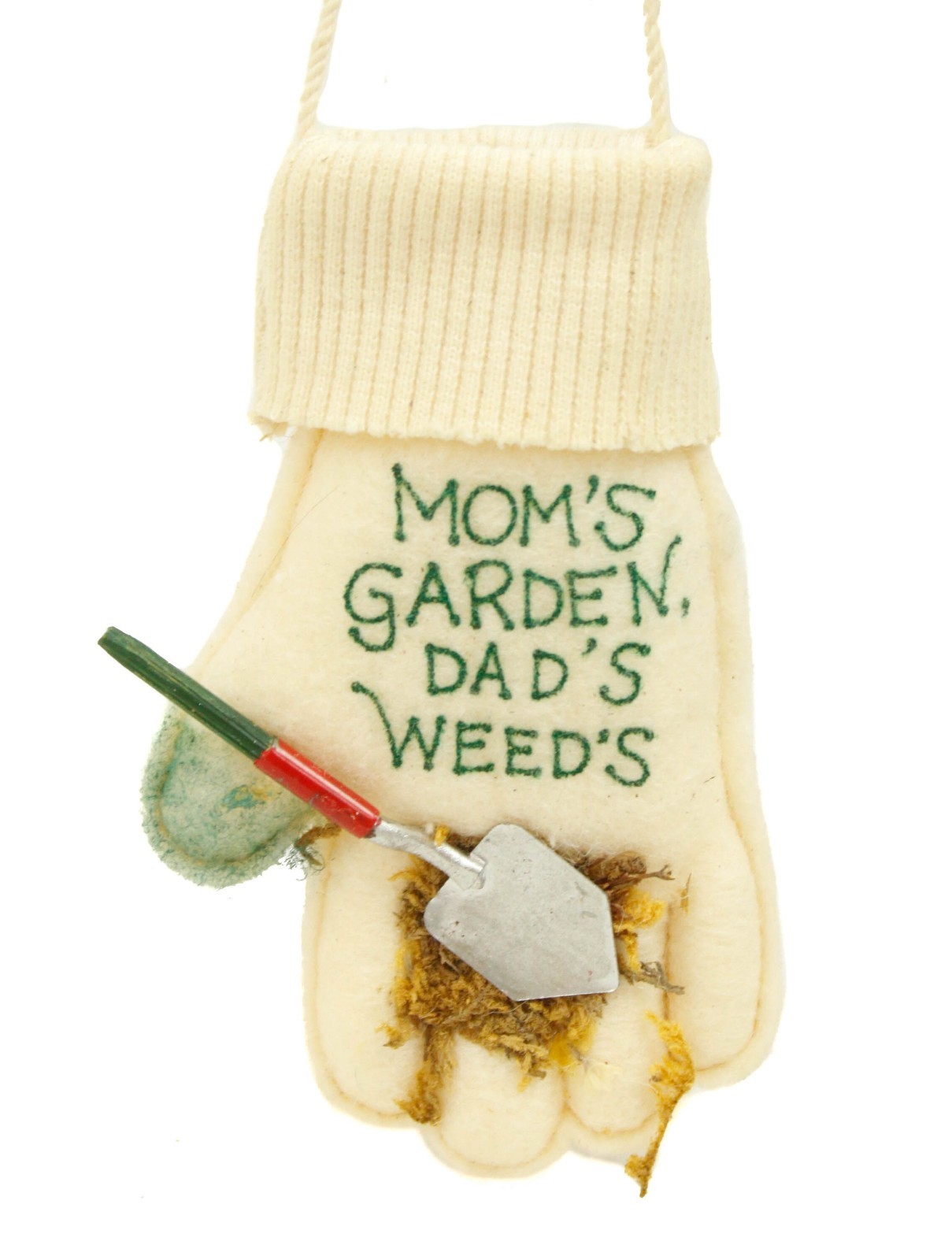 Mom Dad Gardening Glove Christmas Ornament Holiday Decoration for Gardeners