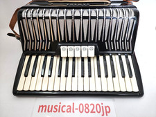 Yamaha Accordion YA-80 Black 34 keys 80 base