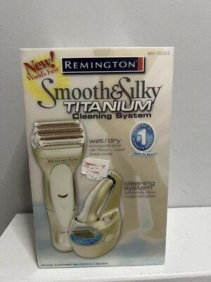 Brand New Remington Smooth & Silky Charger and Cleaning System WDF-7000CS