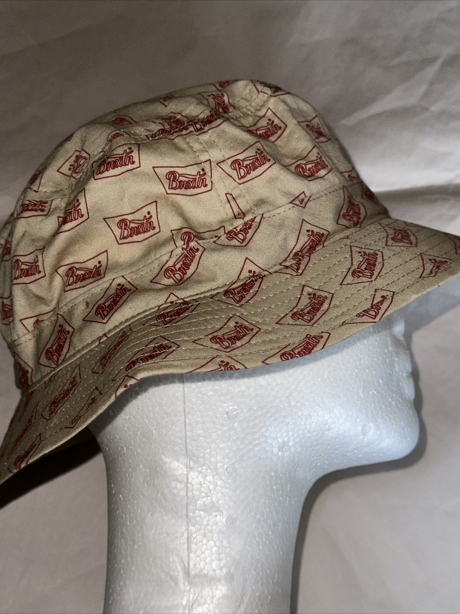Brixton Bucket Hat Floppy Cap Khaki Sand Medium Size 7 1/4  display picture 2