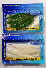 Spike-It Grand Bay Holographic Shad 5” Fishing Lures Jerkbait Avocodo & Opal