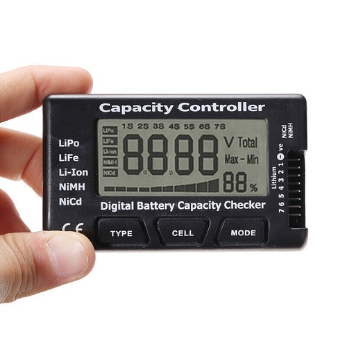 Für LiPo LiFe Li-ion NiMH Nicd Batterie Akku Digital Kapazität Tester Checker - Bild 6 von 10