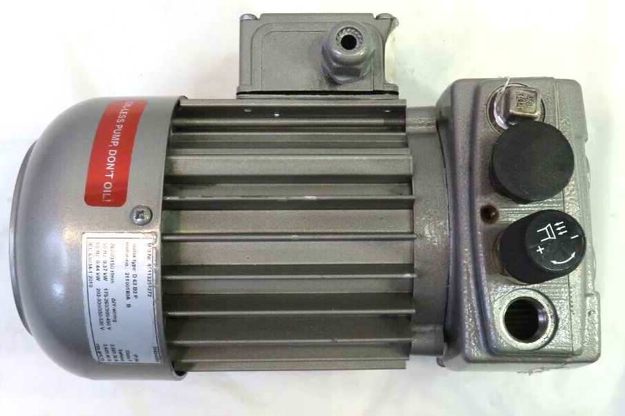 BECKER OILLESS VACUUM PUMP MODEL VT4.8, FOR PARTS/ REPAIR eBay