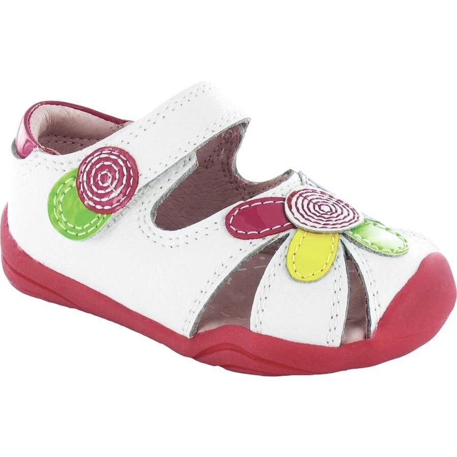 NEW Pediped Daisy White Leather Sandals EU 23, US 7, UK 6 - Image 2 of 4
