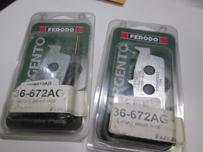 FERODO TWO PAIRS FOR ONE BRAKE PAD SET FDB672AG - KYMCO PUEGOT