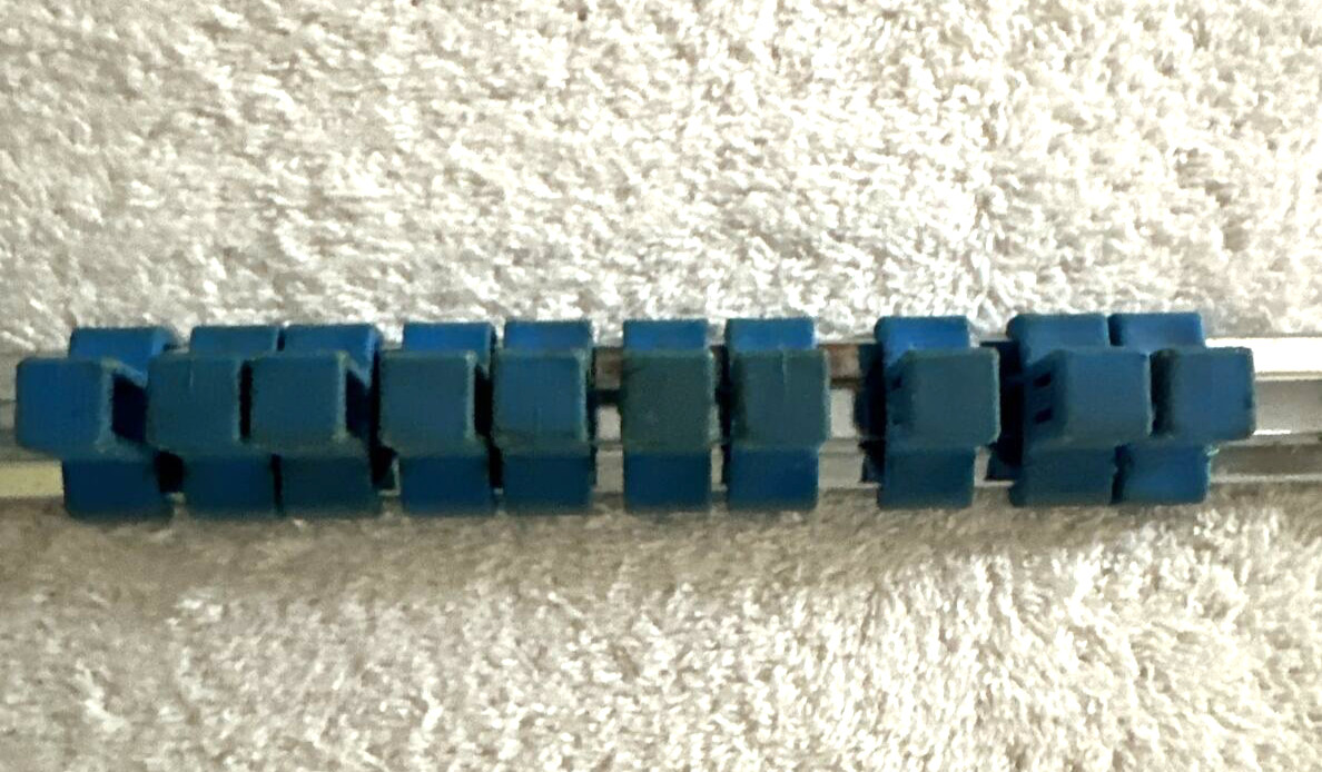 Pro-Grade 11919 Socket Rail Rack Metal 12 Clips Size 1/2" USA Plastic Grip