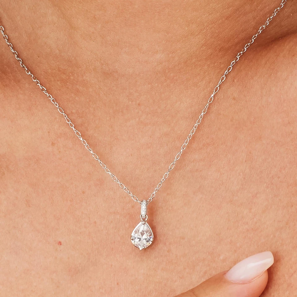 BROSWAY FANCY CHARM GOCCIA CON ZIRCONI IN ARGENTO 925 FIW30 color INFINITE WHITE - Immagine 2 di 4