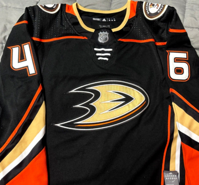 NHL Anaheim Ducks #46 TREVOR ZEGRAS Adidas Hockey Jersey Men SZ