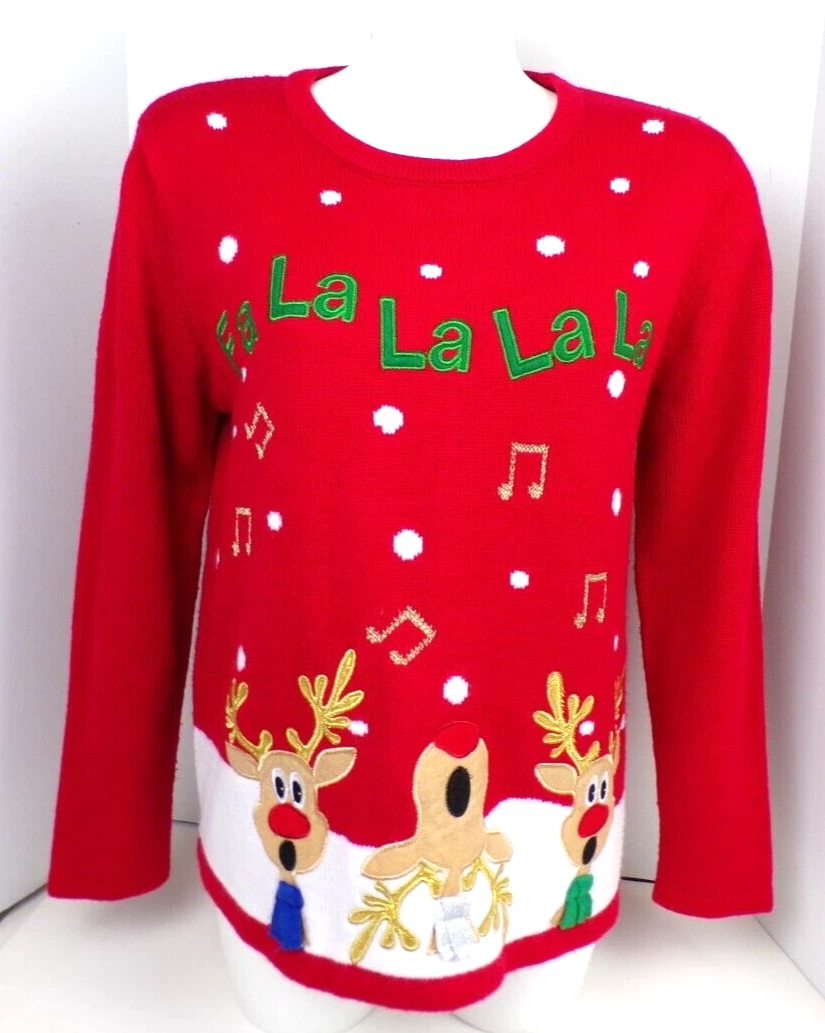 Singing top christmas sweater