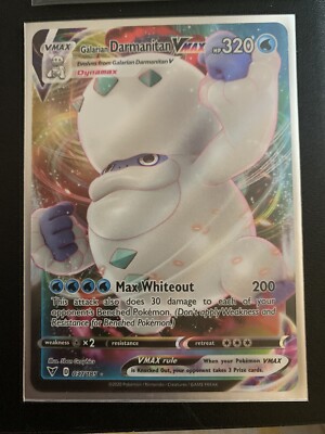 Pokémon Karte Darmanitan V Max Vivid Voltage Eng Englisch Near Mint 037/185
