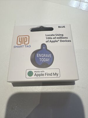 YIP Apple Find my Tracking Smart Tag - Blue *New*