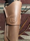 FITS Colt SAA Revolver 5.5" Tanned Leather Drop Western Holster w US — photo 2