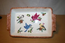 15 x 9-1/2" Knollwood (Birds Design) Rectangular Baker by Sonoma Home