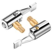 Lock On Air Chuck Tire Inflator Hose Adapter for Portable Tire Pump Compressor