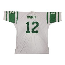 Y2K Joe Namath NY Jets 1969 Mitchell &Ness NFL Football Throwback Jersey Mens 62