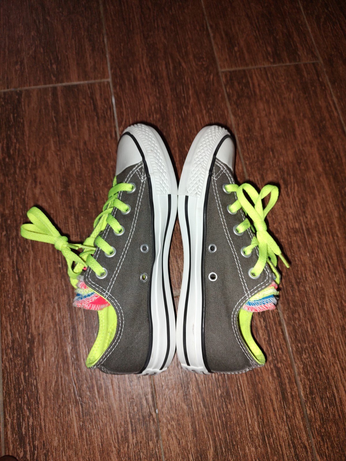 Converse Neon Colored Multiple Rainbow Tongues Lo… - image 7