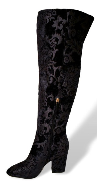 nine west thigh high boots