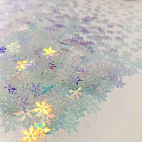 2000 Pieces Snowflakes Party Glitter PVC Confetti for Christmas Table Confetti G - 第 4/8 張圖片