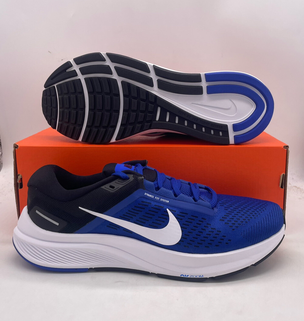 Мужские кроссовки Nike Air Zoom Structure 24 Royal Blue White Black DA8535-401