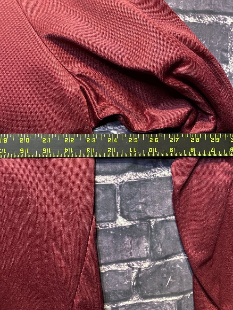 Nike DriFit Sweater Men XL Red Long Sleeve Fleece Lined Logo Shimmer Shine Sport thumbnail 6