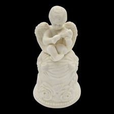 Vintage Angel Playing Violin Porcelain Bell Decorative