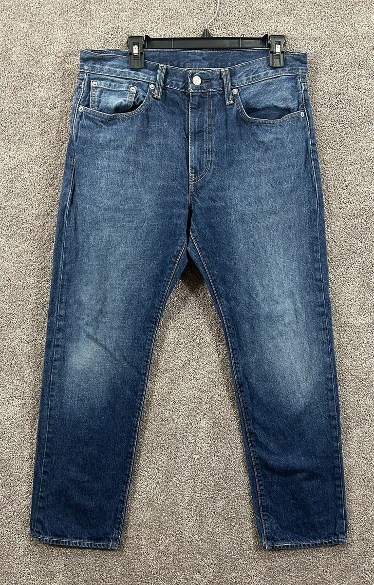 Levis 502 Big E Jeans Mens Measure 33X28 Tag 33X30 Blue Levis 502 Big E Jeans Mens Measure 33X28 Tag 33X30 Blue