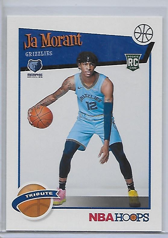 2019-20 Hoops Tribute JA MORANT ROOKIE Memphis Grizzlies #297