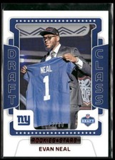 2022 Panini Rookies & Stars #DC-16 Evan Neal Draft Class Red 22/80