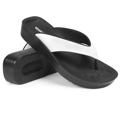 Women's Fallon-White Flip Flops Sandals - Picture 3 of 6