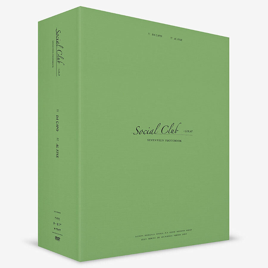 SEVENTEEN PHOTO BOOK 'SOCIAL CLUB:CARAT' Book+Envelope+14 Listing+