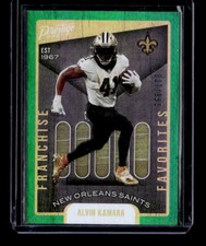 2021 Prestige Franchise Favorites Xtra Points Green #9 Alvin Kamara /199 - NM-MT