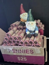 ESTATE SALE - Lincoln Wheat Cents 1909-1958 US Coins 50 Cents Pennies - Roll