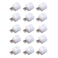 15 Pcs USB Night Light LED Mini Light Bulb for Bedroom Kitchen Car Tiny Lights