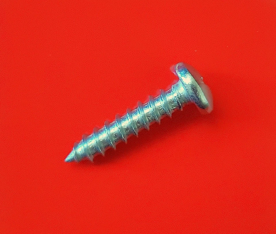 Tornillos de acero inoxidable para Chevrolet - #8 x 3/4" cabeza de cacerola larga - 25 tornillos - #425 Foto 3 de 4