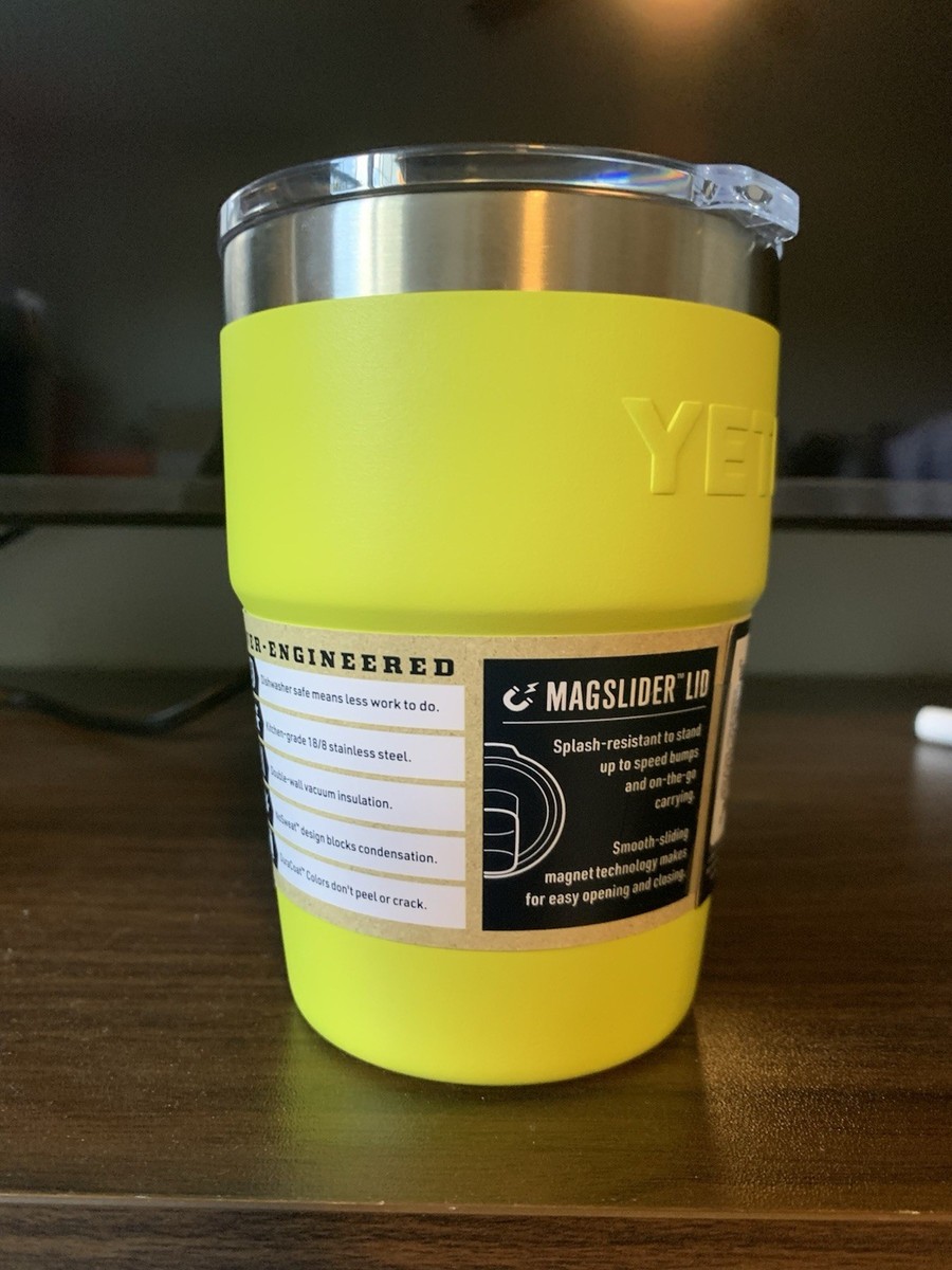 YETI Rambler 16 oz Stackable Cup Firefly Yellow Limited Edition