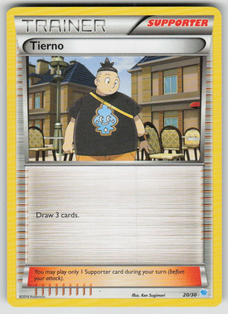 Pokemon Tierno (20 - Suicune Deck) 20/30 XY Trainer Kit: Pikachu Libre... Normal