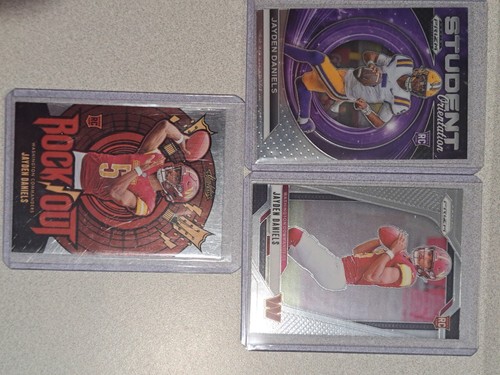 2024 Panini Donruss Absolute Jayden Daniels Rookie 11 Card Lot RC Commanders - Picture 4 of 4