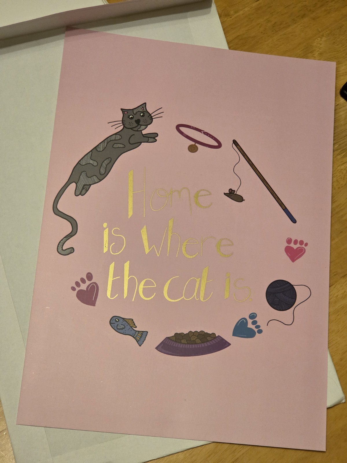 A4 Sized Cat Poster