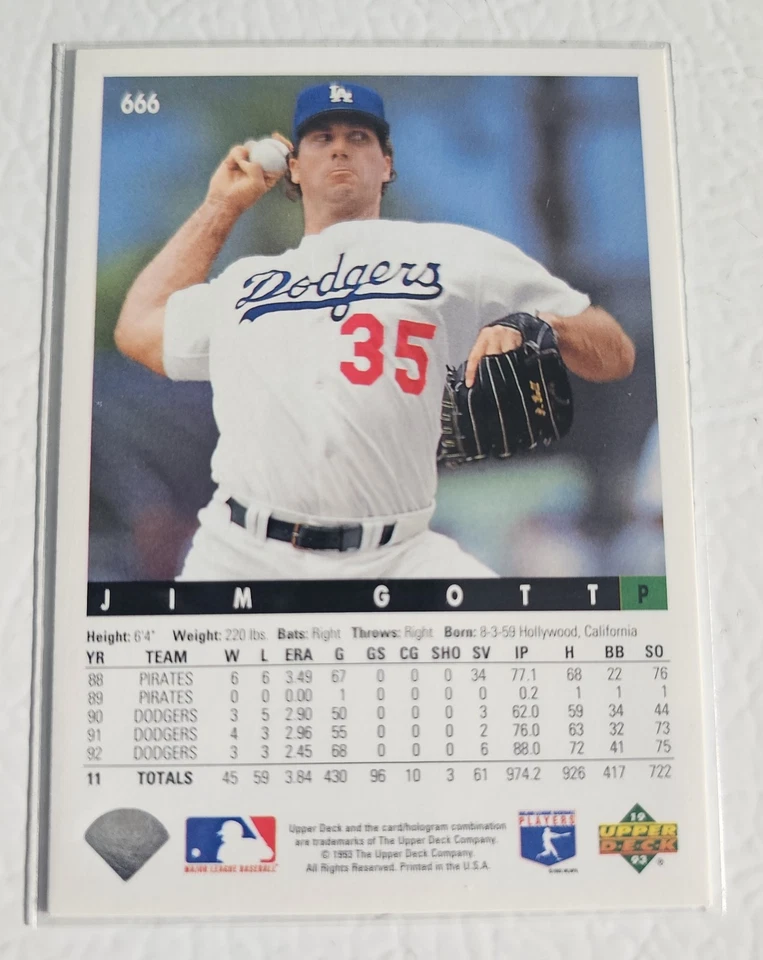 Lote de 22 cartas de béisbol Upper Deck 1993 usadas Foto 4 de 4