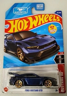 2025 Hot Wheels MUSTANG 60 1/5 Ford Mustang GTD 34/250 (Blue) | eBay