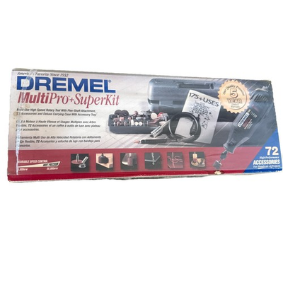 #ad NEW Dremel Multi Pro 3956 Rotary Tool w Case 72 Accessories Flex Shaft Super $79.19