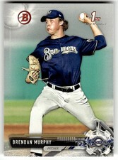 2017 Bowman Draft #BD-149 Brendan Murphy 1st Milwaukee Brewers Baseball