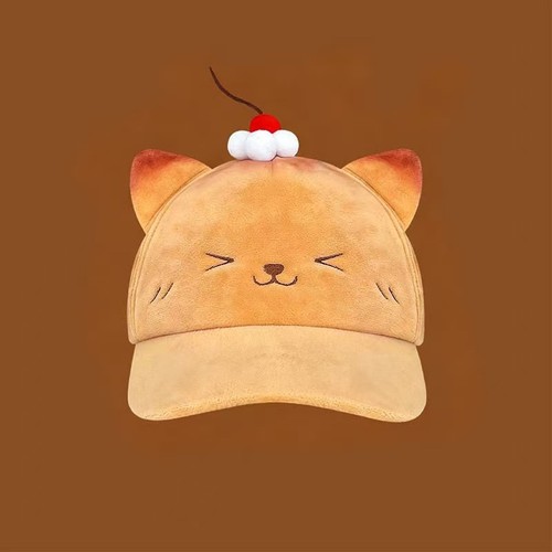 Womens Cute Chef Cat Baseball Cap Kawaii Kitten Graphic Casual Dad Hat Trendy - Foto 5 di 13